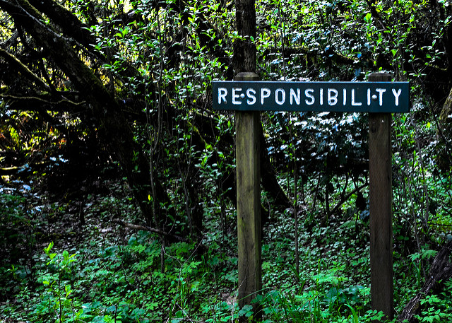 Wilderness sign Responsibility Image
