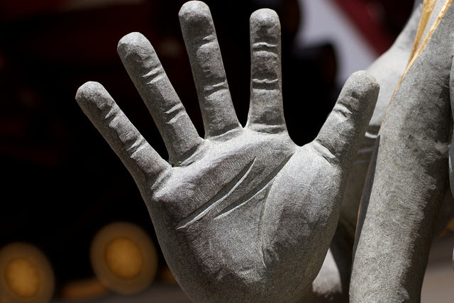 the fabulous five - hand statue image